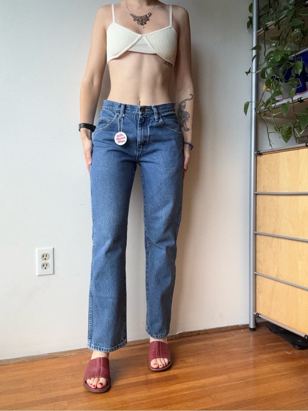 Wrangler vintage Straight Leg jeans - medium wash
